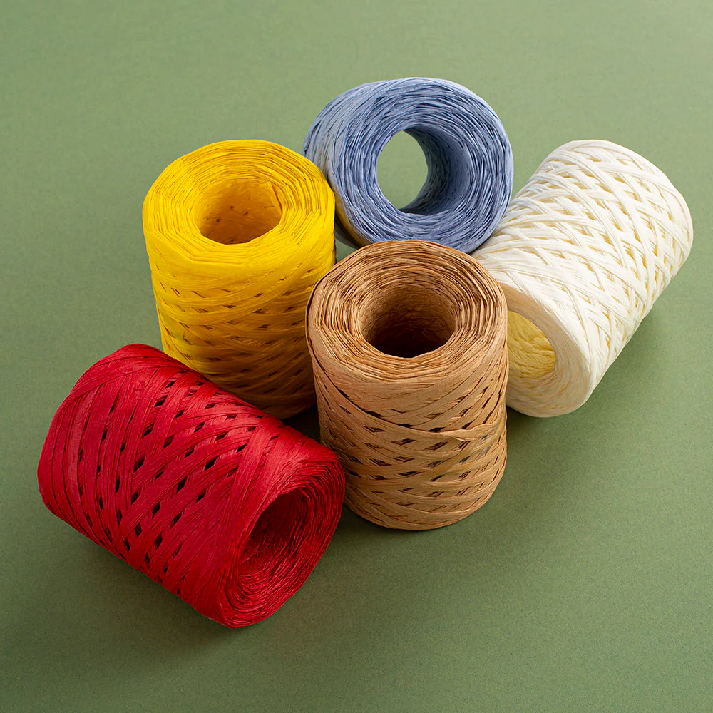 Loren Natural Raffia Paper Yarn, Navy - 22 - Image 3