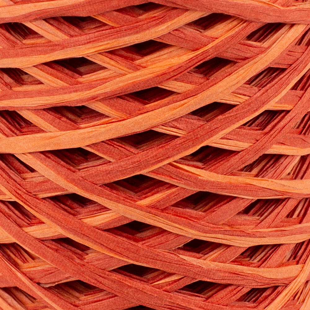 Loren Natural Raffia Paper Yarn, Variegated, 50 gr - Image 2