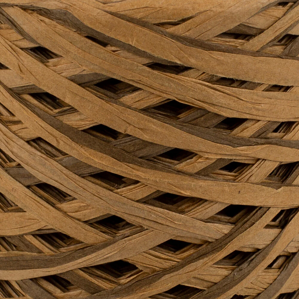 Loren Natural Raffia Paper Yarn, Variegated, 50 gr - Image 2