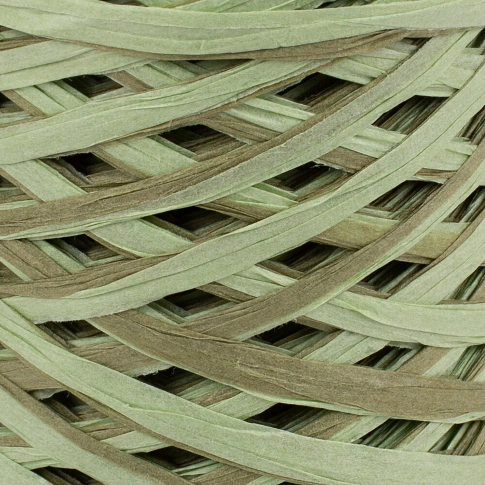 Loren Natural Raffia Paper Yarn, Variegated, 50 gr - Image 2