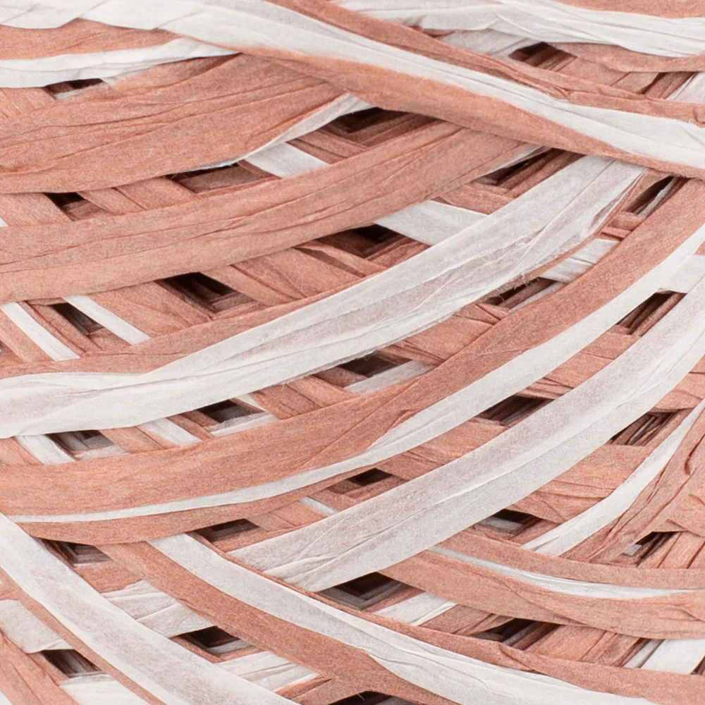 Loren Natural Raffia Paper Yarn, Variegated, 50 gr - Image 2