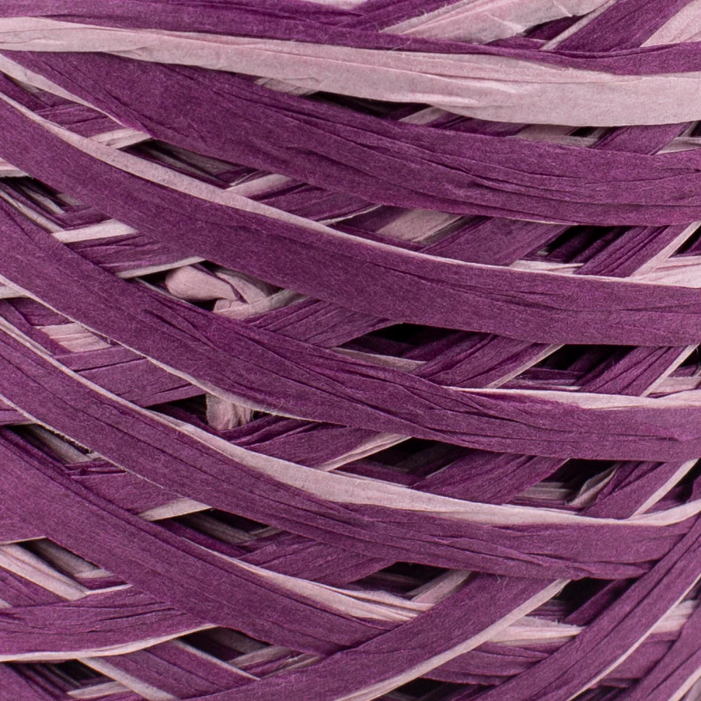 Loren Natural Raffia Paper Yarn, Variegated, 50 gr - Image 2