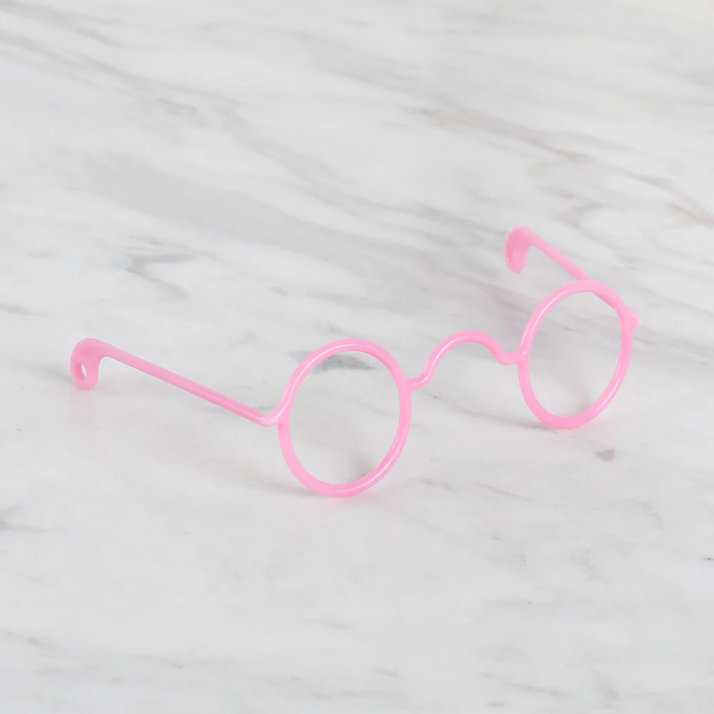 Loren Plastic Amigurumi Glasses, Pink
