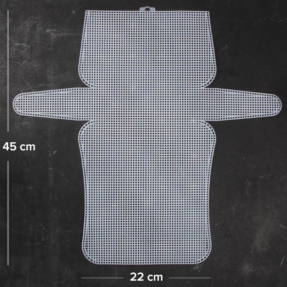 Loren 45x22 cm Plastic Canvas Purse