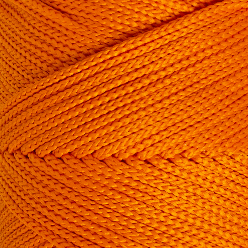 Loren Polyester Soft Macrame Yarn, Orange - LM011 - Image 2