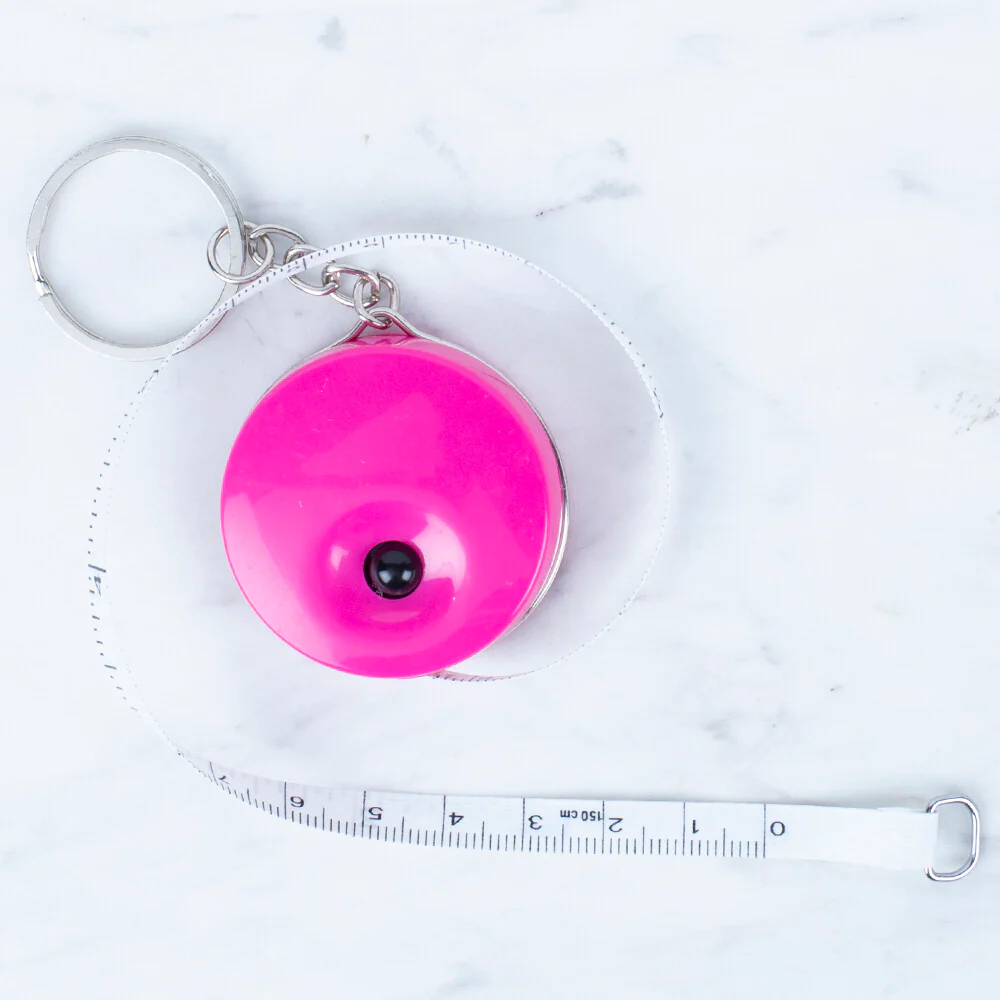 Loren Retractable Tape Measure, Fuchsia - DJ.253XS - Image 2