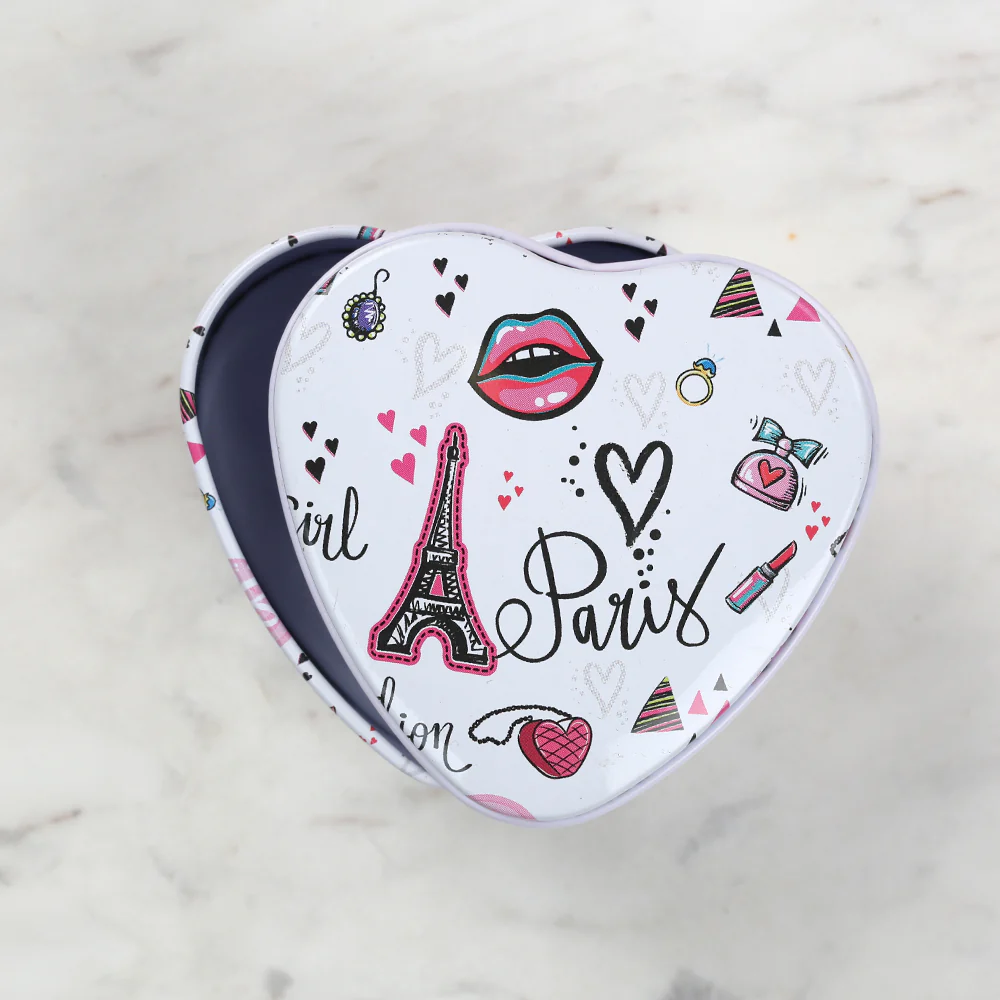 Nas Metal Storage Box - Heart - Image 2