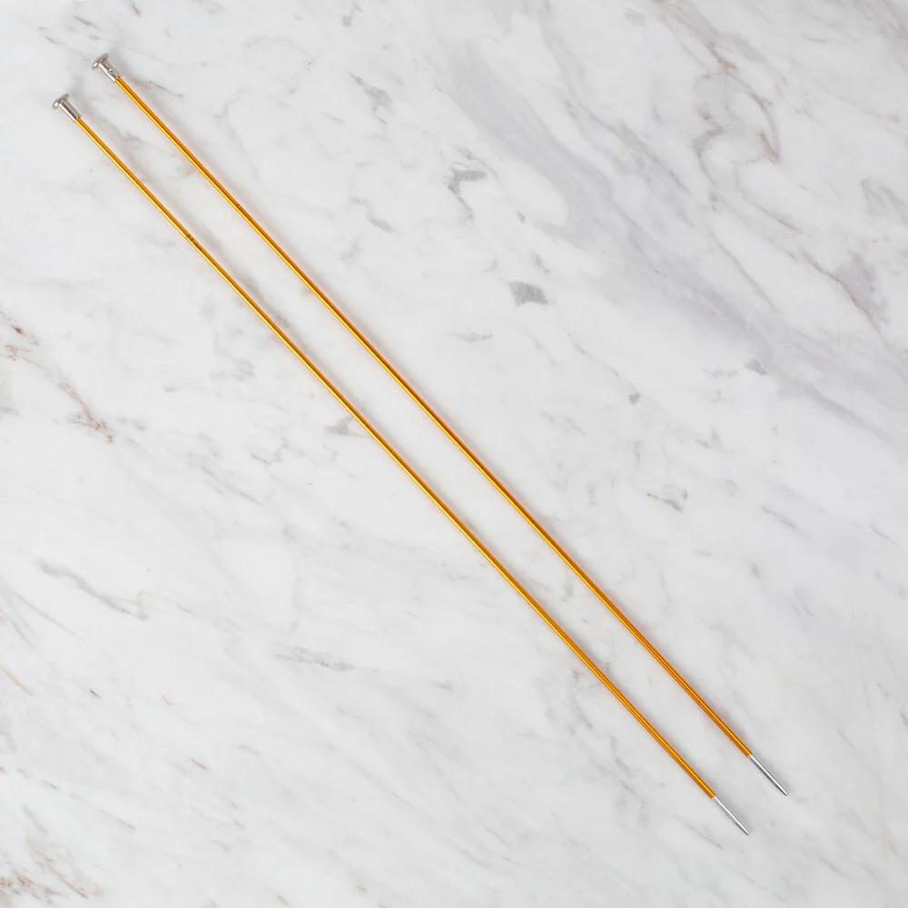 Loren Rythm Knitting Needle, Metal, 2,5mm, Yellow