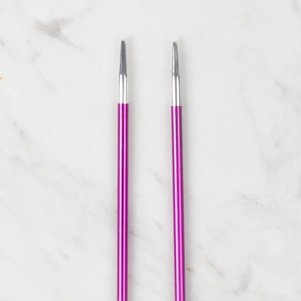 Loren Rythm Knitting Needle, Metal, 3,5mm, Purple - Image 3