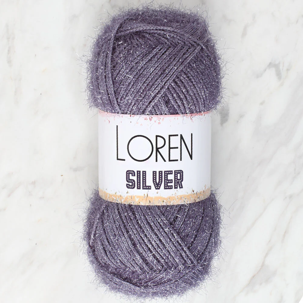 Loren Silver Knitting Yarn, Antracite - RS0036