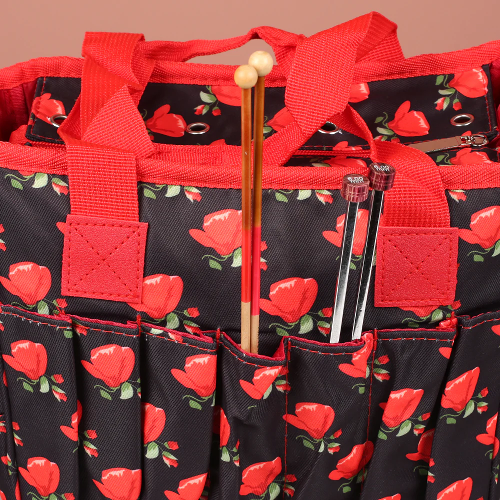 Nas Knitting Bag , Black - Image 4