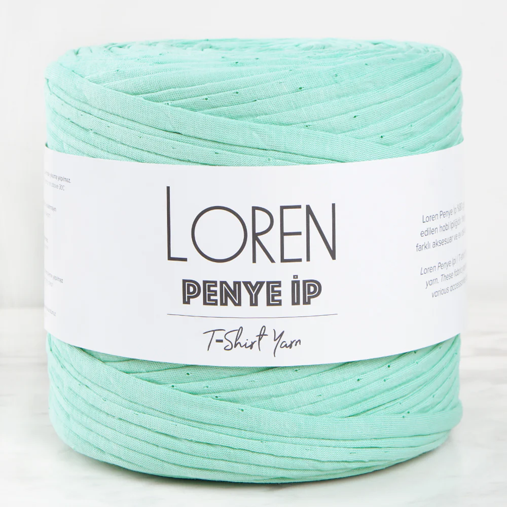 Loren T-shirt Yarn, Mint - 8