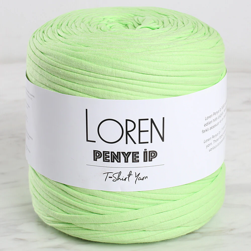 Loren T-shirt Yarn, Neon Green - 1