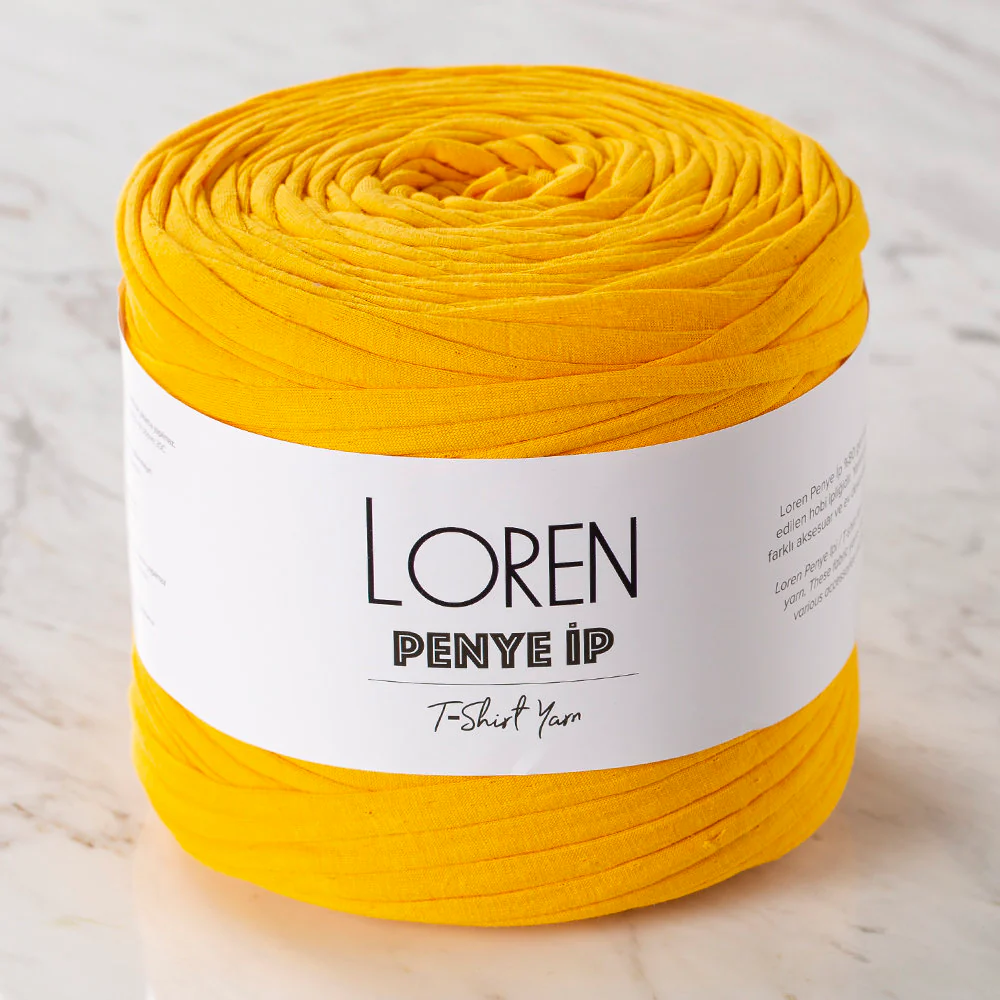 Loren T-shirt Yarn, Mustard - 21