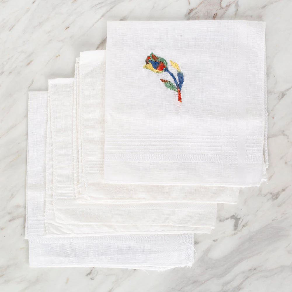 Loren Women's Embroidered Handkerchief - 18 - Image 3