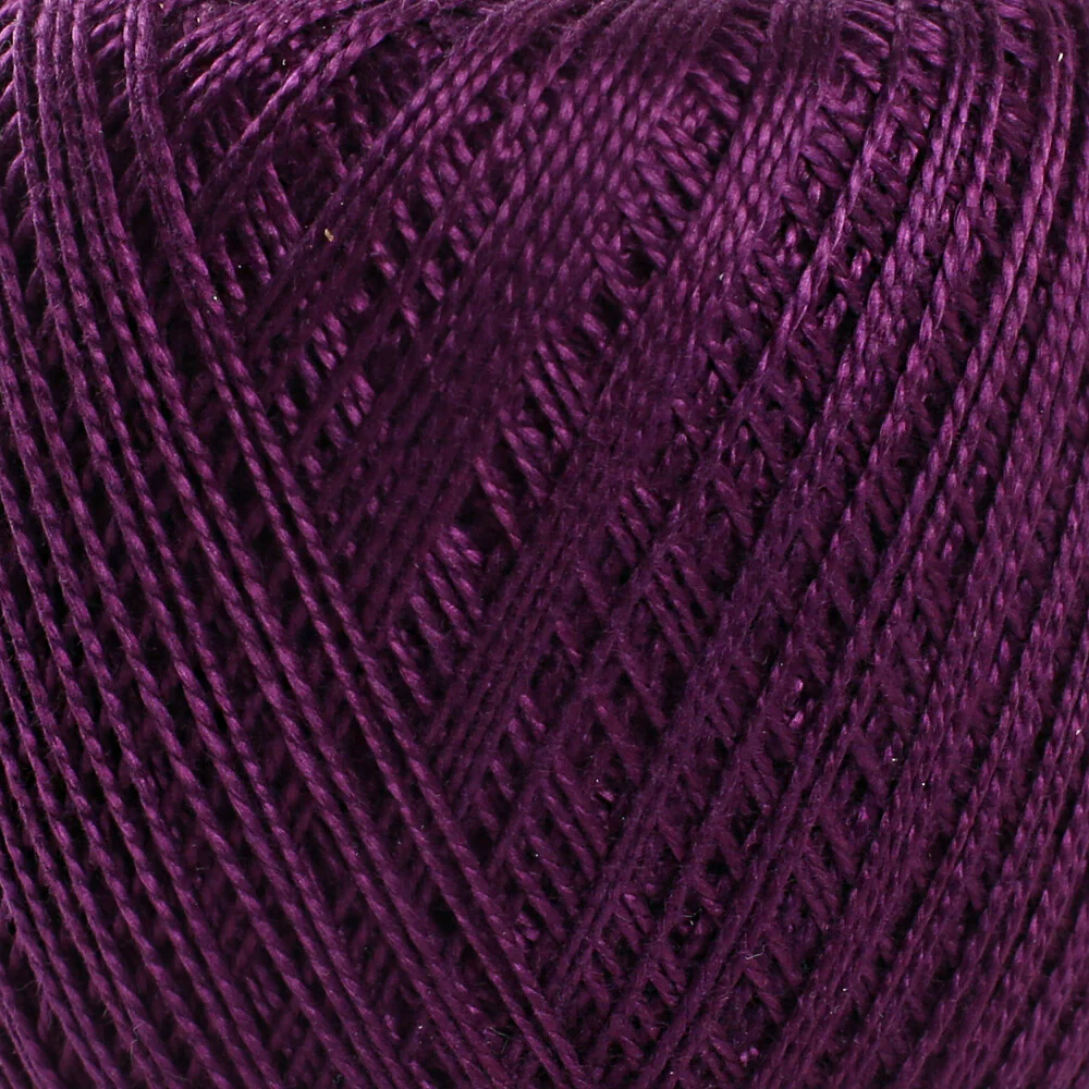 Madame Tricote Paris 5/2 Perle No:5 Lace Thread, Aubergine - 5550 - Image 2