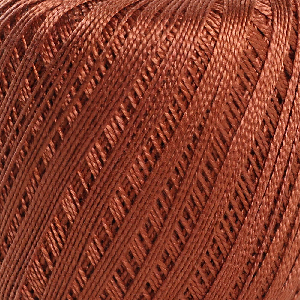 Madame Tricote Paris 5/2 Perle No:5 Lace Thread, Brick - 6602 - Image 2