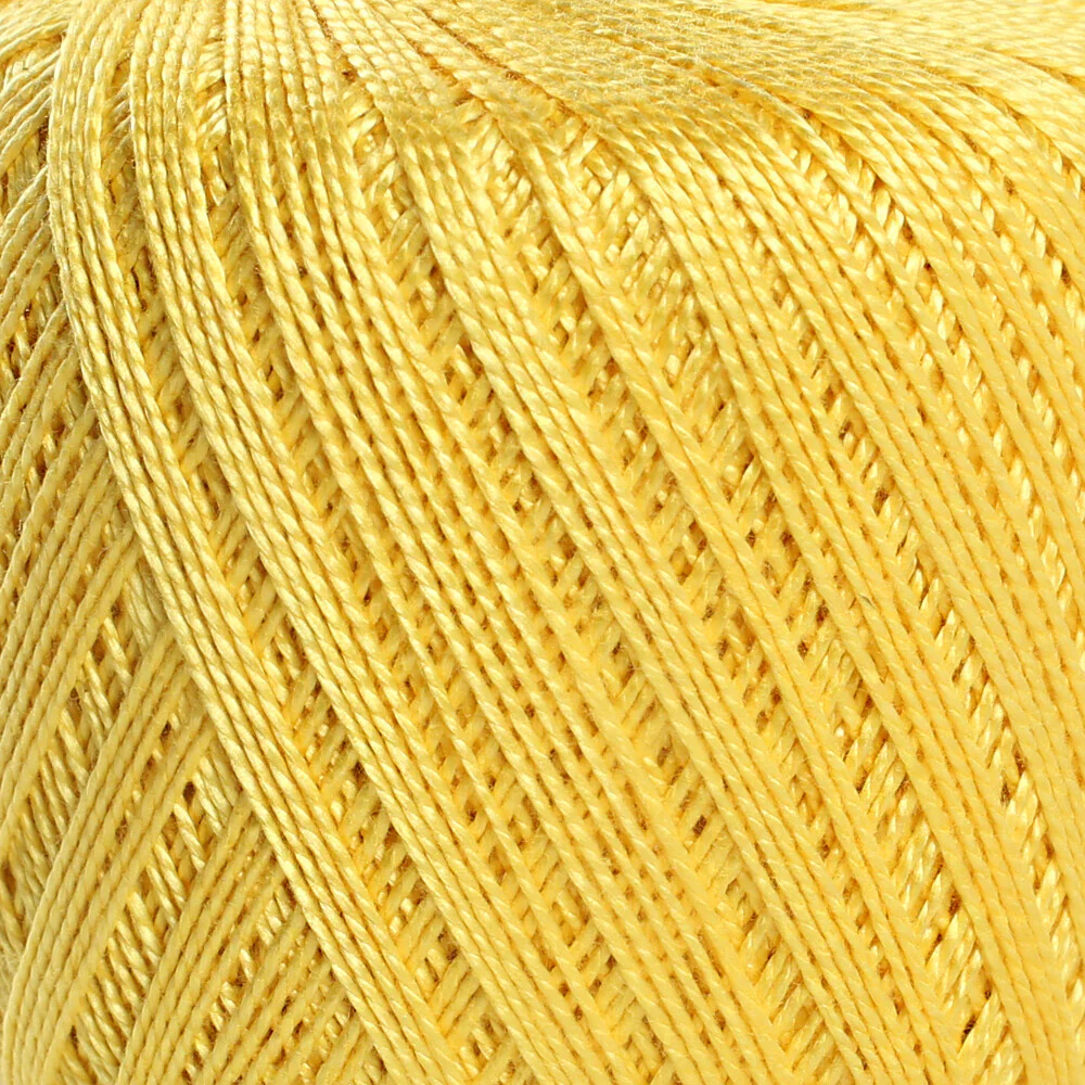 Madame Tricote Paris 5/2 Perle No:5 Lace Thread, Yellow - 5530 - Image 2