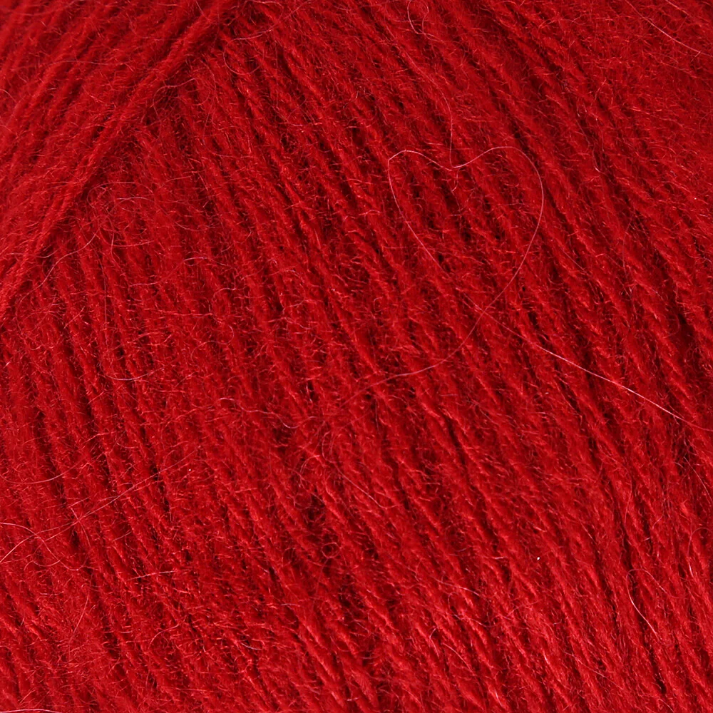 Madame Tricote Paris Angora Knitting Yarn, Red - 033 - Image 2
