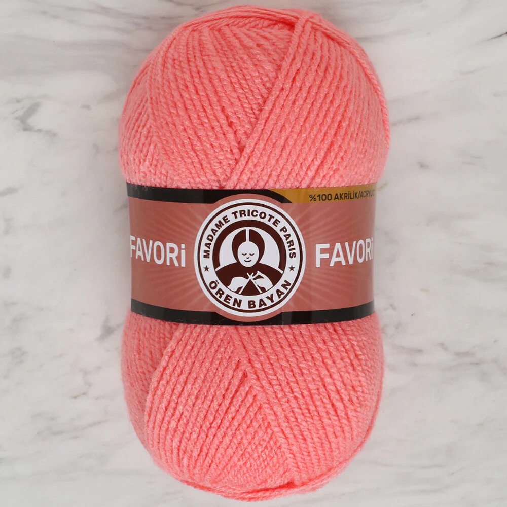 Madame Tricote Paris Favori Knitting Yarn, Pink - 036