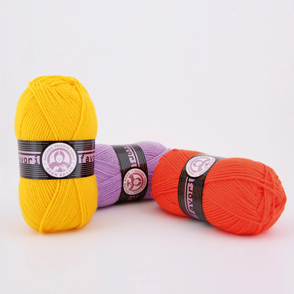 Madame Tricote Paris Favori Knitting Yarn, Purple - 104-1768 - Image 3