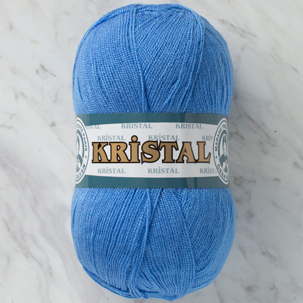 Madame Tricote Paris Kristal Yarn, Blue - 015