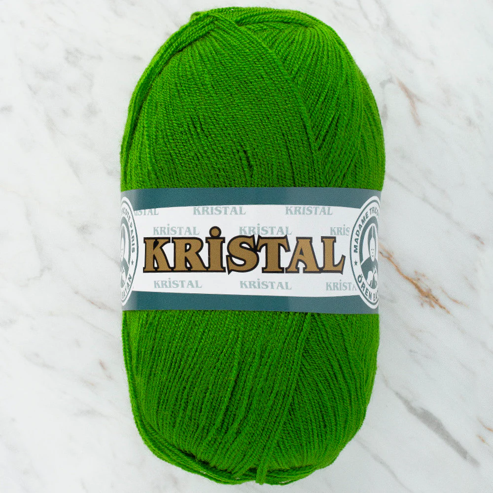 Madame Tricote Paris Kristal Yarn, Green - 087