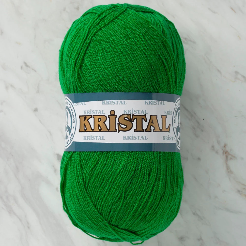 Madame Tricote Paris Kristal Yarn, Green - 120