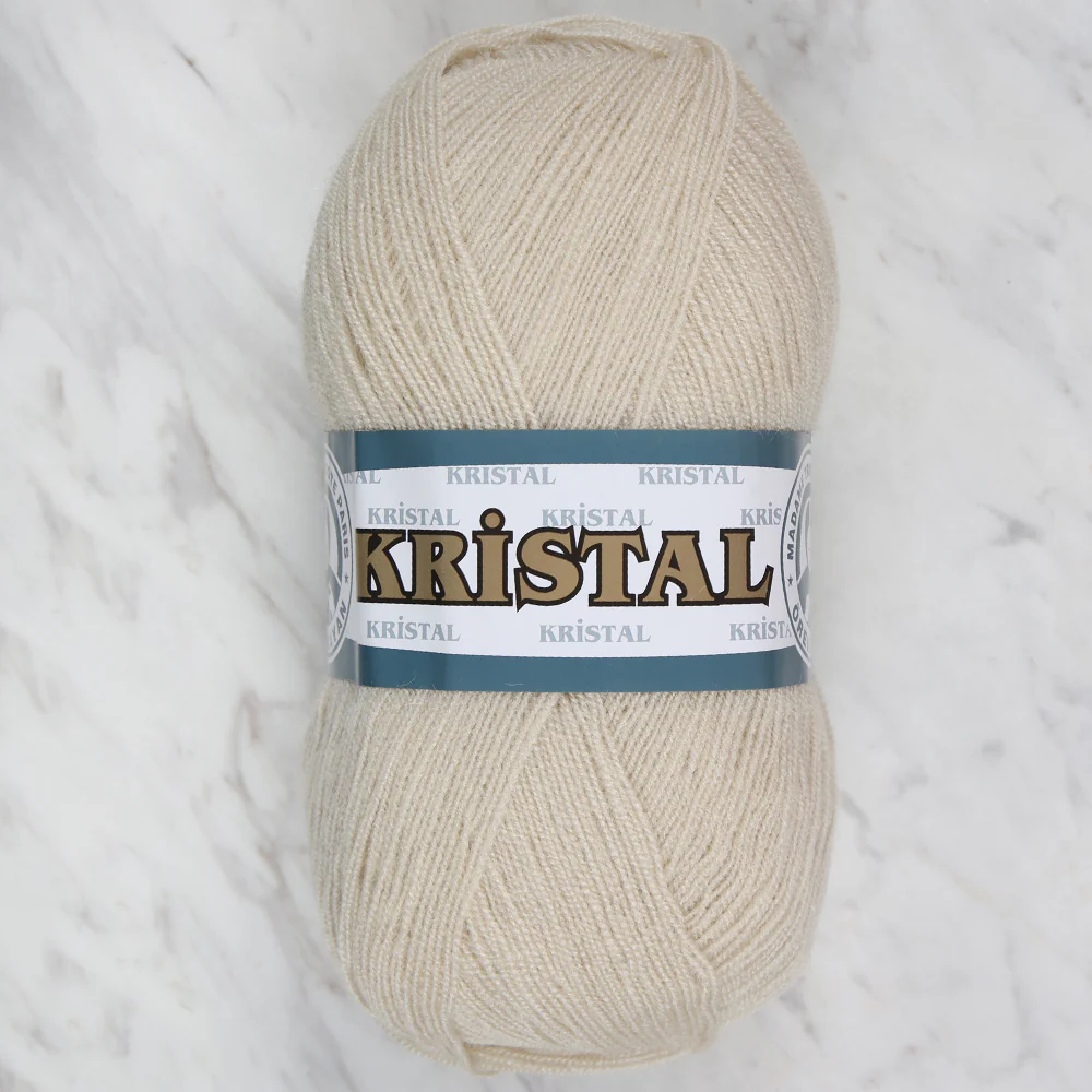 Madame Tricote Paris Kristal Yarn,Light Beige - T078