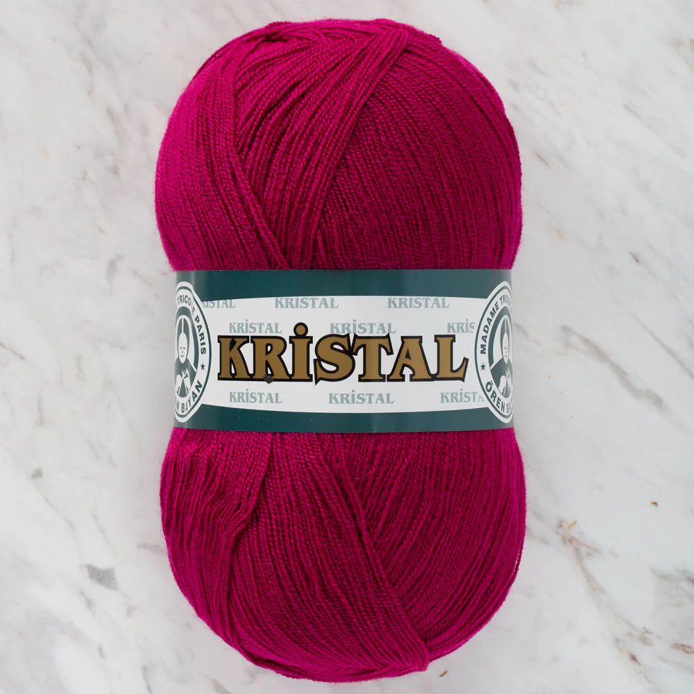 Madame Tricote Paris Kristal Yarn, Plum Purple - 103