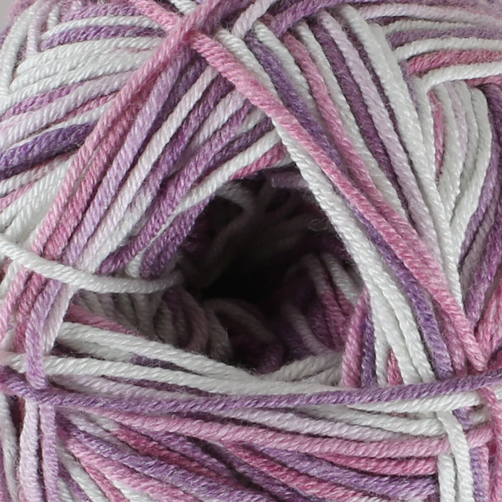 Madame Tricote Paris Madame Cotton Yarn, Variegated - 444 - Image 3