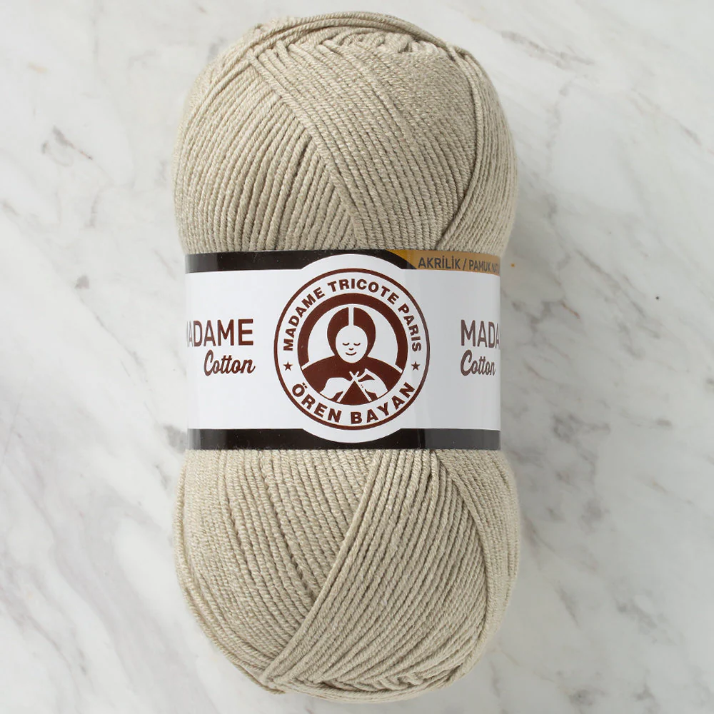 Madame Tricote Paris Madame Cotton Yarn, Light Green - 020