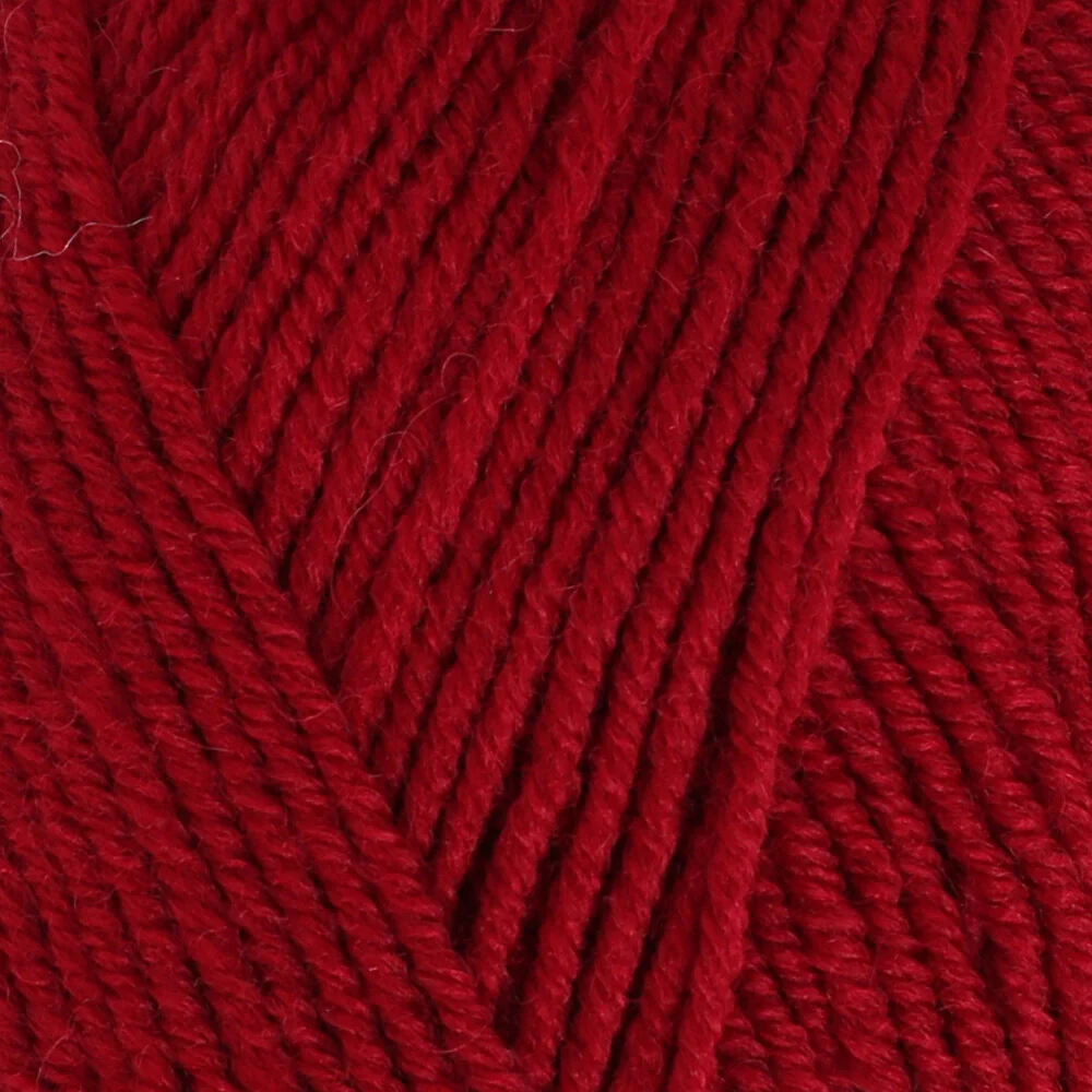 Madame Tricote Paris Merino Gold 200 Knitting Yarn, Red - 034 - Image 2
