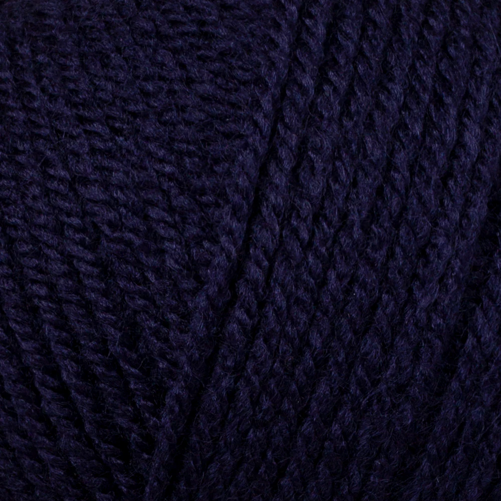 Madame Tricote Paris Star Knitting Yarn, Navy Blue - 019 - Image 2