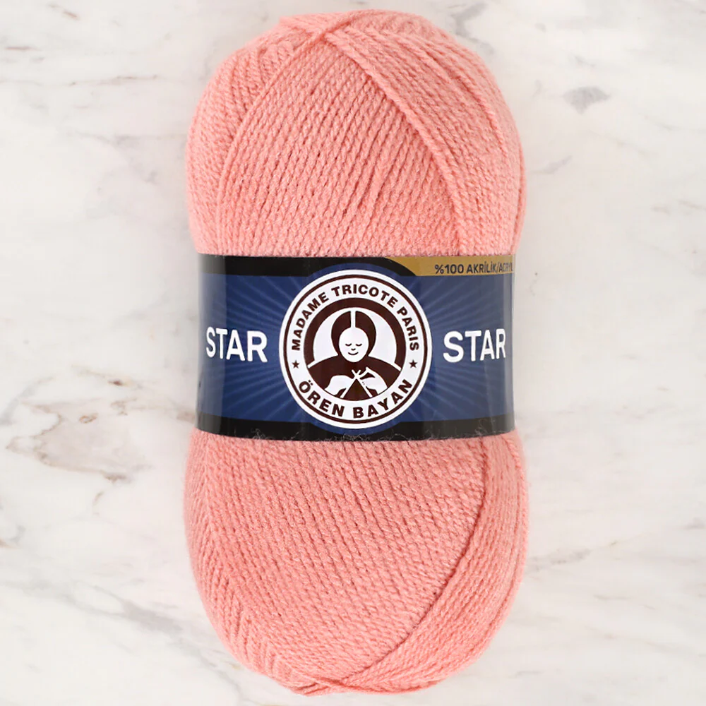 Madame Tricote Paris Star Yarn, Dusty Pink - 121