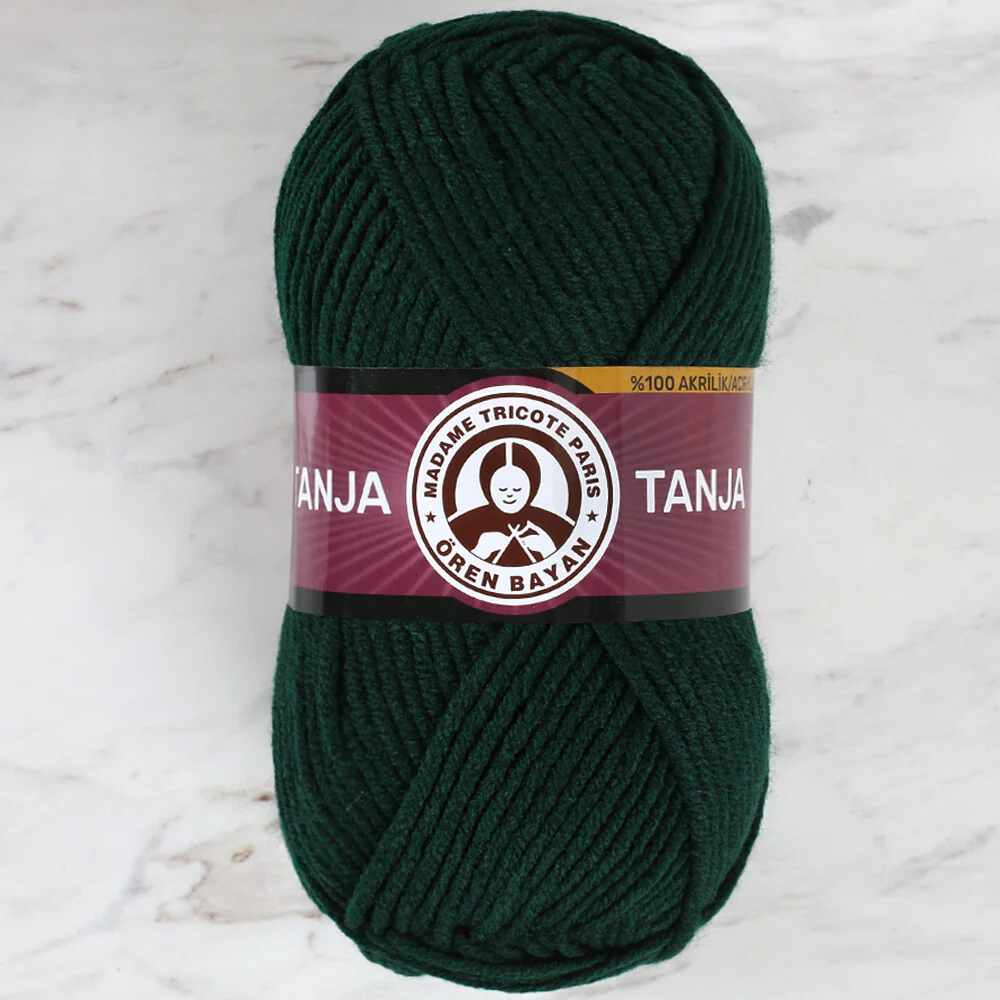 Madame Tricote Paris Tango/Tanja Yarn, Dark Green - 088