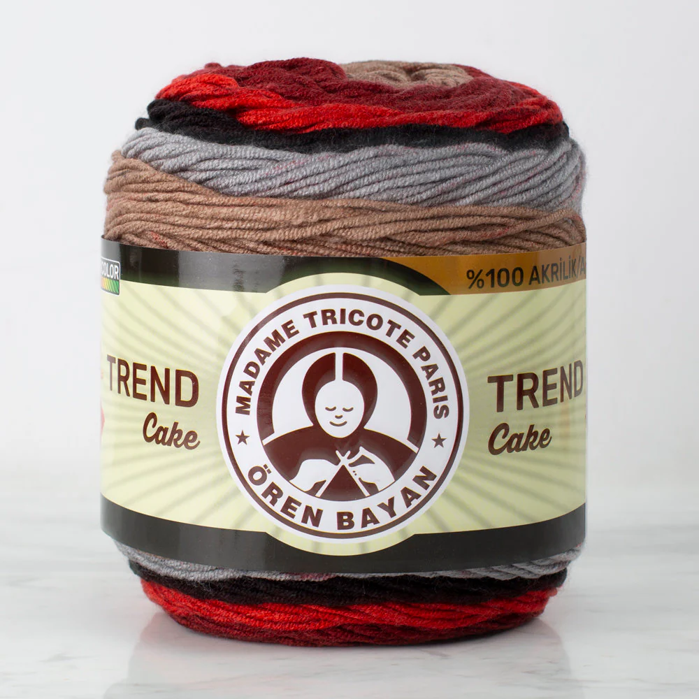 Madame Tricote Paris Trend Cake Batik 200 gr Yarn, Variegated - 627