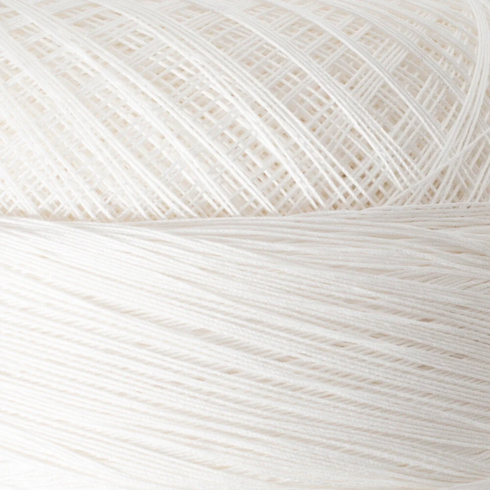 Madame Tricote Paris 100Gr 6 Ply Lace Thread Ball 60 No - White - Image 2