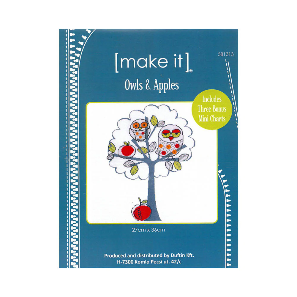 Make it 27x36 cm Cross Stitch Kit, Tree - 581313