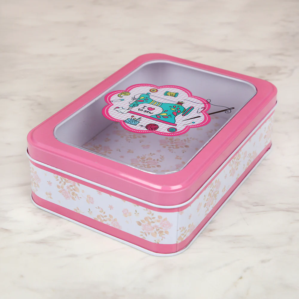 Nas Metal Storage Box - Pink
