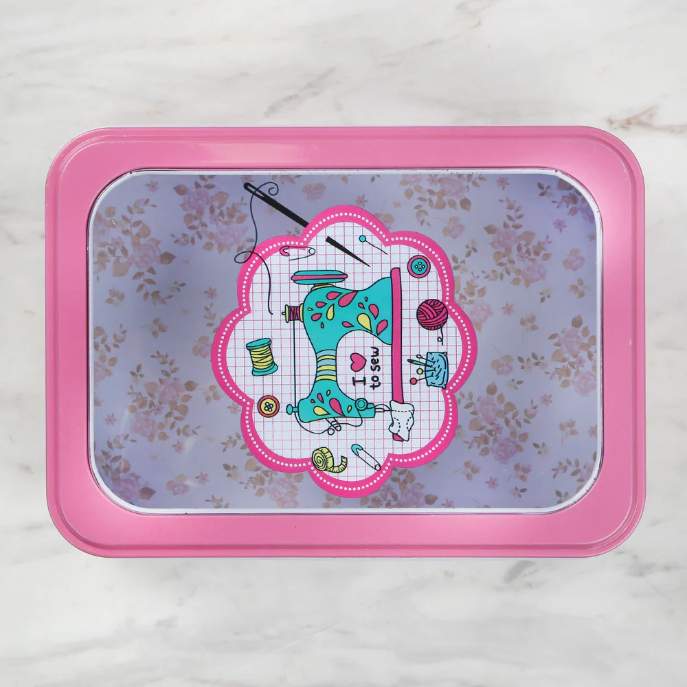 Nas Metal Storage Box - Pink - Image 2