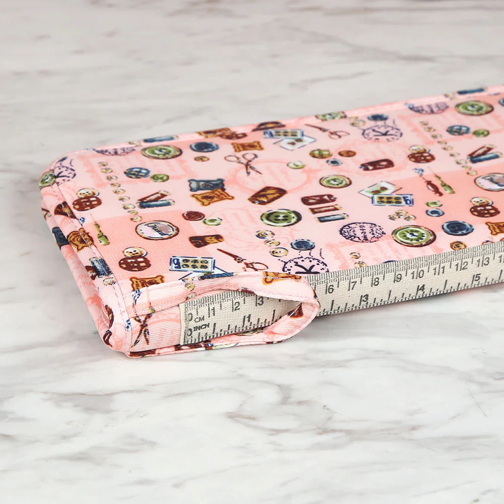 Nas Patterned Needle Bag - Salmon - Image 2