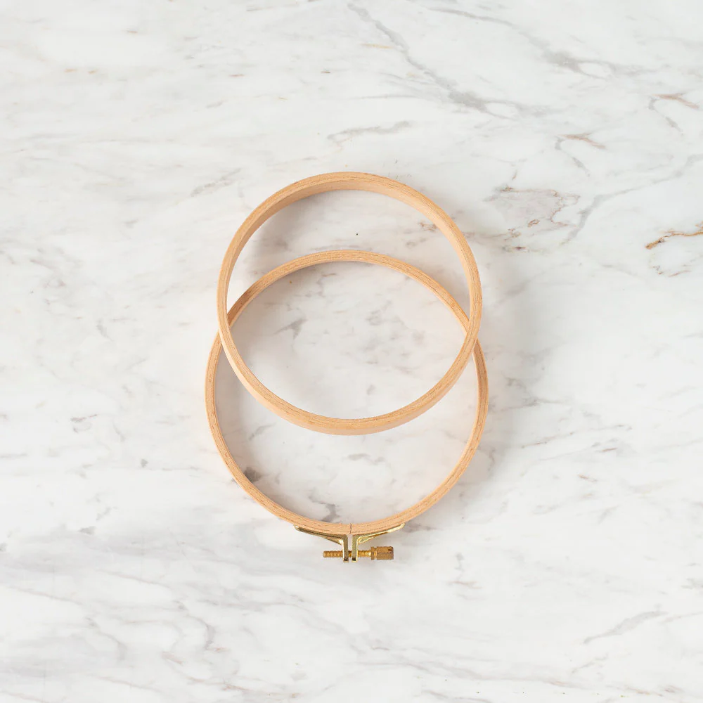 Nurge 16 mm Beech Wood Adjustable Embroidery Hoop - No.2 - Image 2