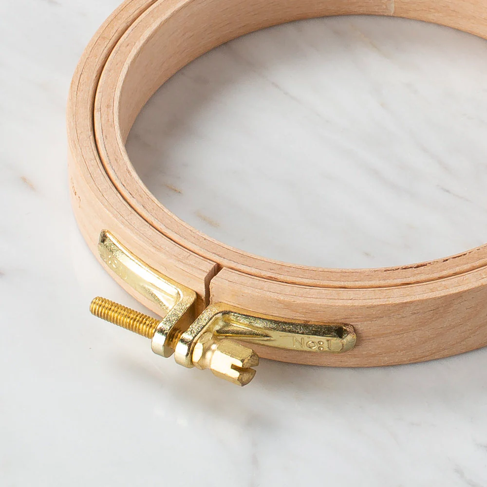 Nurge 16 mm Beech Wood Adjustable Embroidery Hoop - No.1 - Image 4