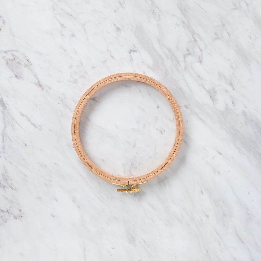 Nurge 16 mm Beech Wood Adjustable Embroidery Hoop - No.3