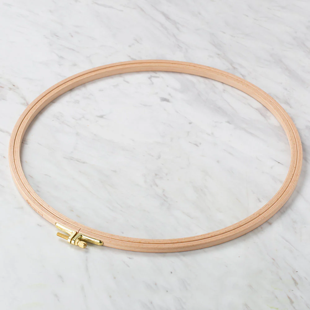 Nurge 8 mm Beech Wood Adjustable Embroidery Hoop - No.8 - Image 3