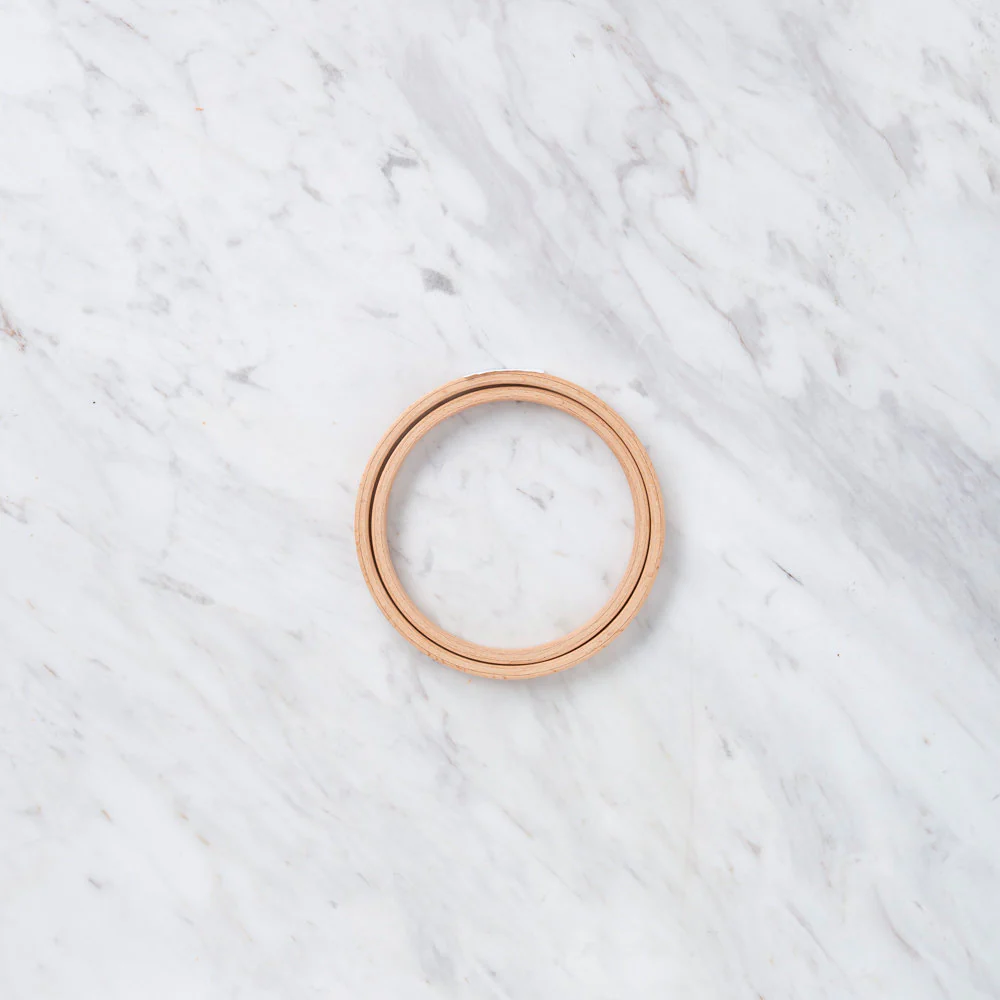 Nurge 8 mm Beech Wood Embroidery Hoop - No.1