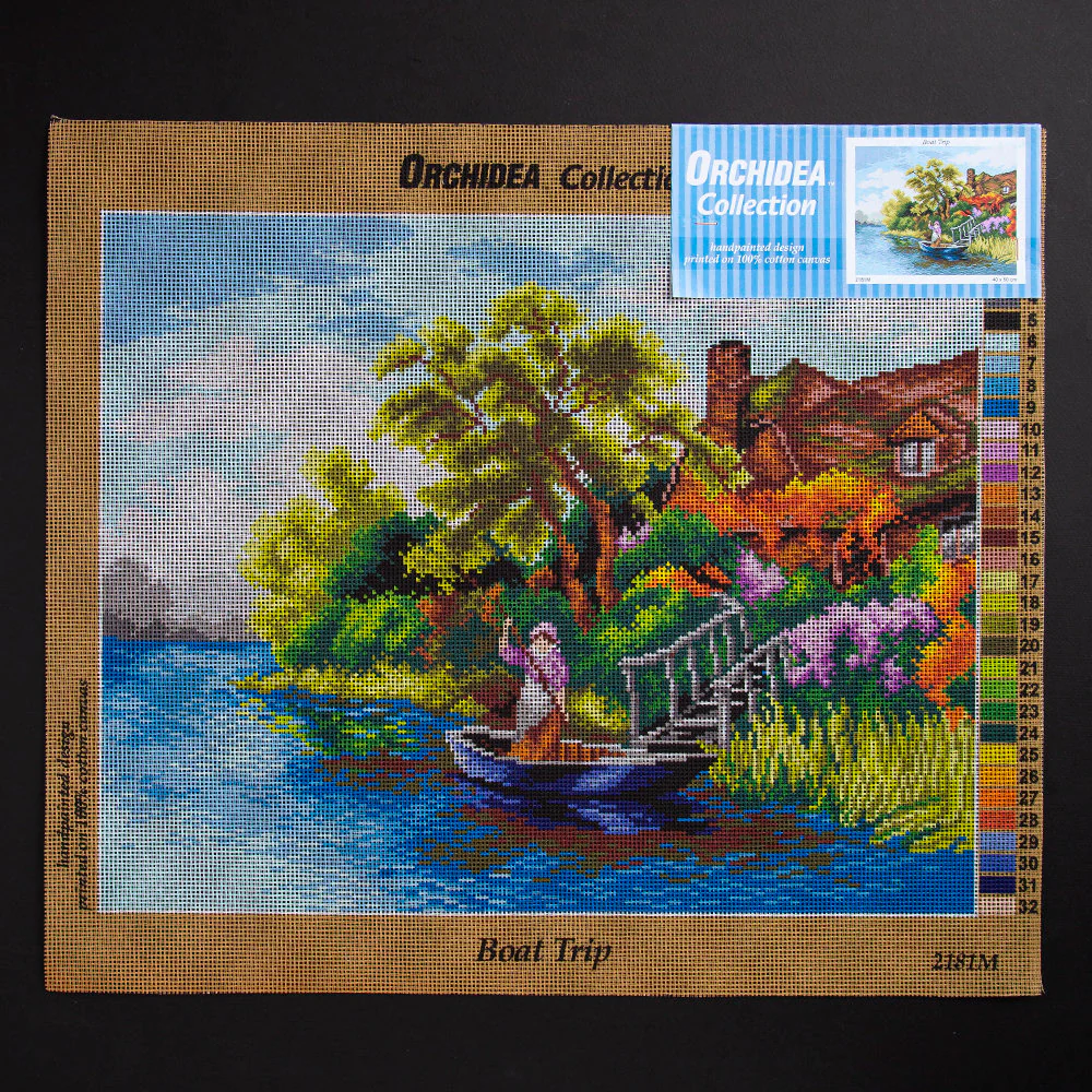 Orchidea 40x50cm Printed Gobelin, Boat Trip - 2181M