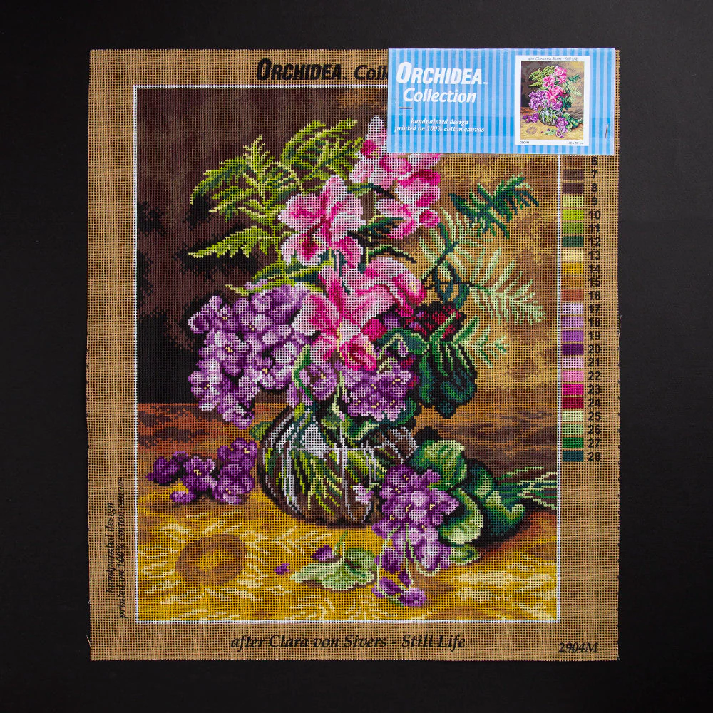 Orchidea 40x50cm Printed Gobelin, Clara von Sivers - Still Life - 2904M
