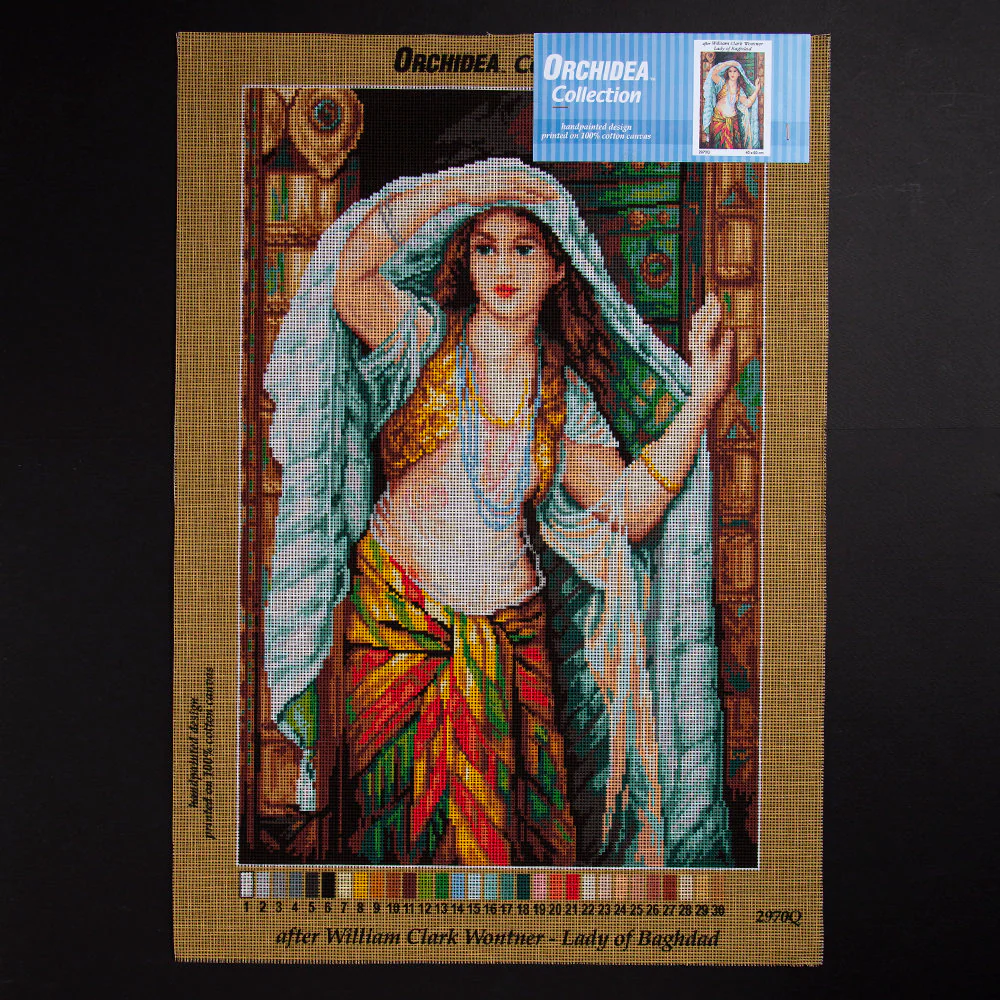 Orchidea 40x60cm Printed Gobelin, William Clarke Wontner - Lady of Baghdad - 2970Q